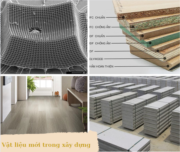Tìm hiểu 1 số vật liệu xây dựng mới