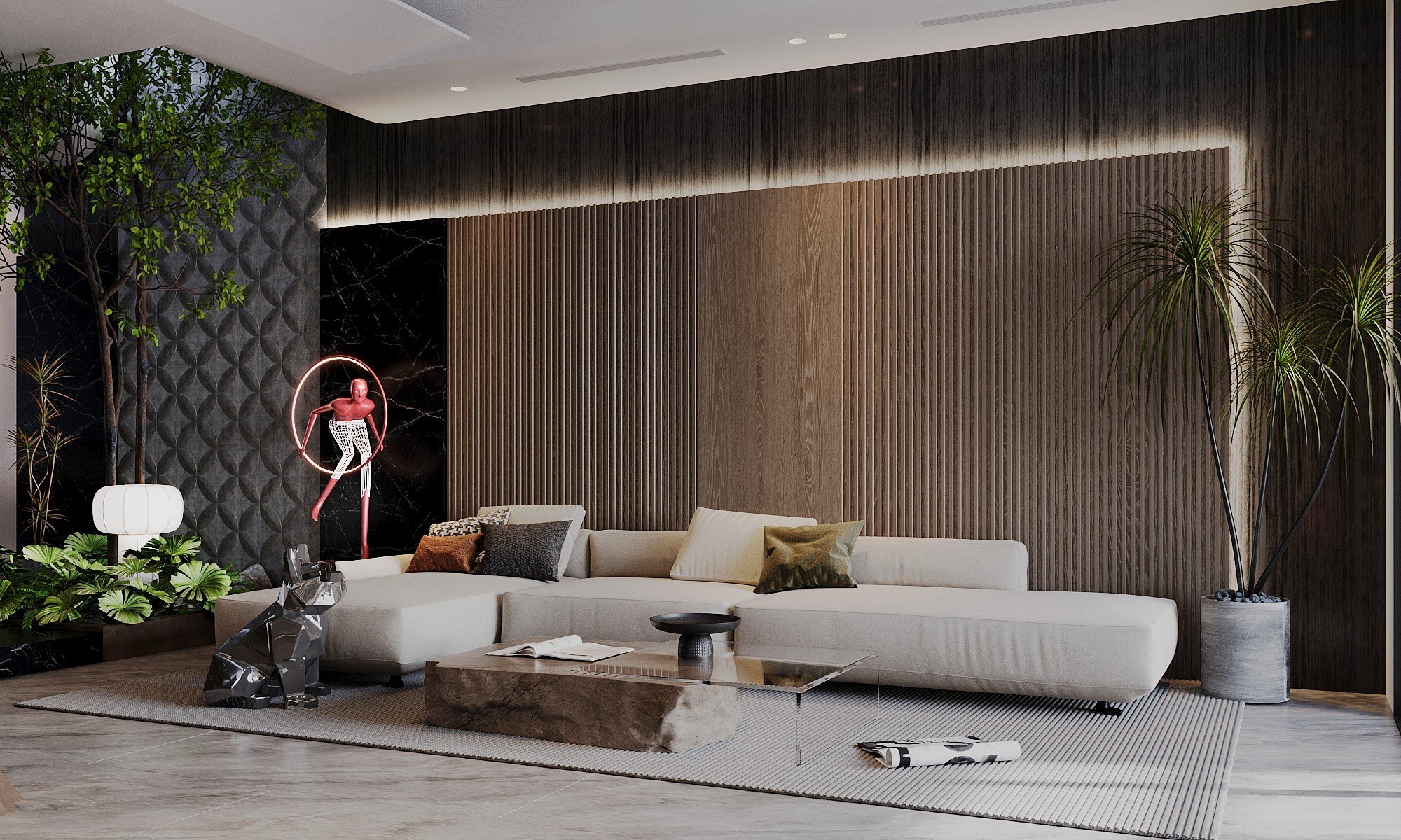Cách trang trí nhà ở bằng cây xanh cực ấn tượng