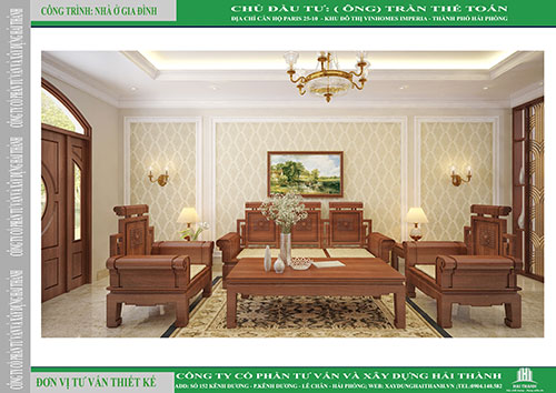 Thiết kế nội thất tân cổ điển tại Hải Phòng