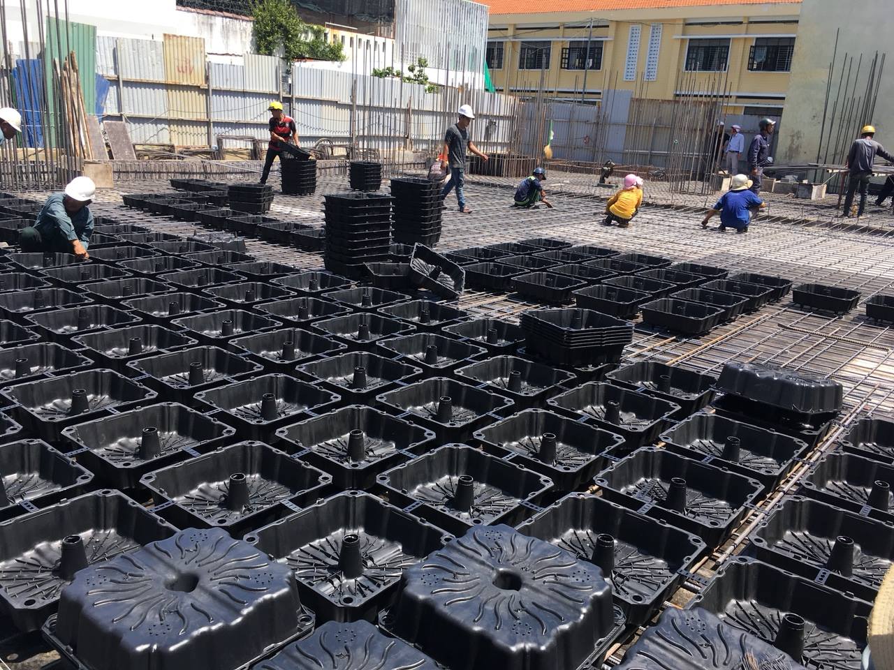 Cấu tạo hộp sàn phẳng không dầm NEVO