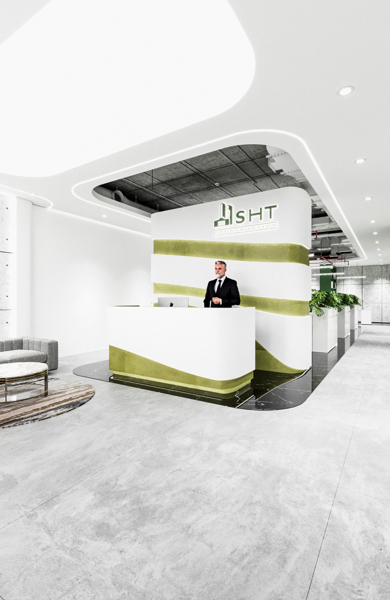 Thiết kế dự án thiết kế nội thất văn phòng SHT Company