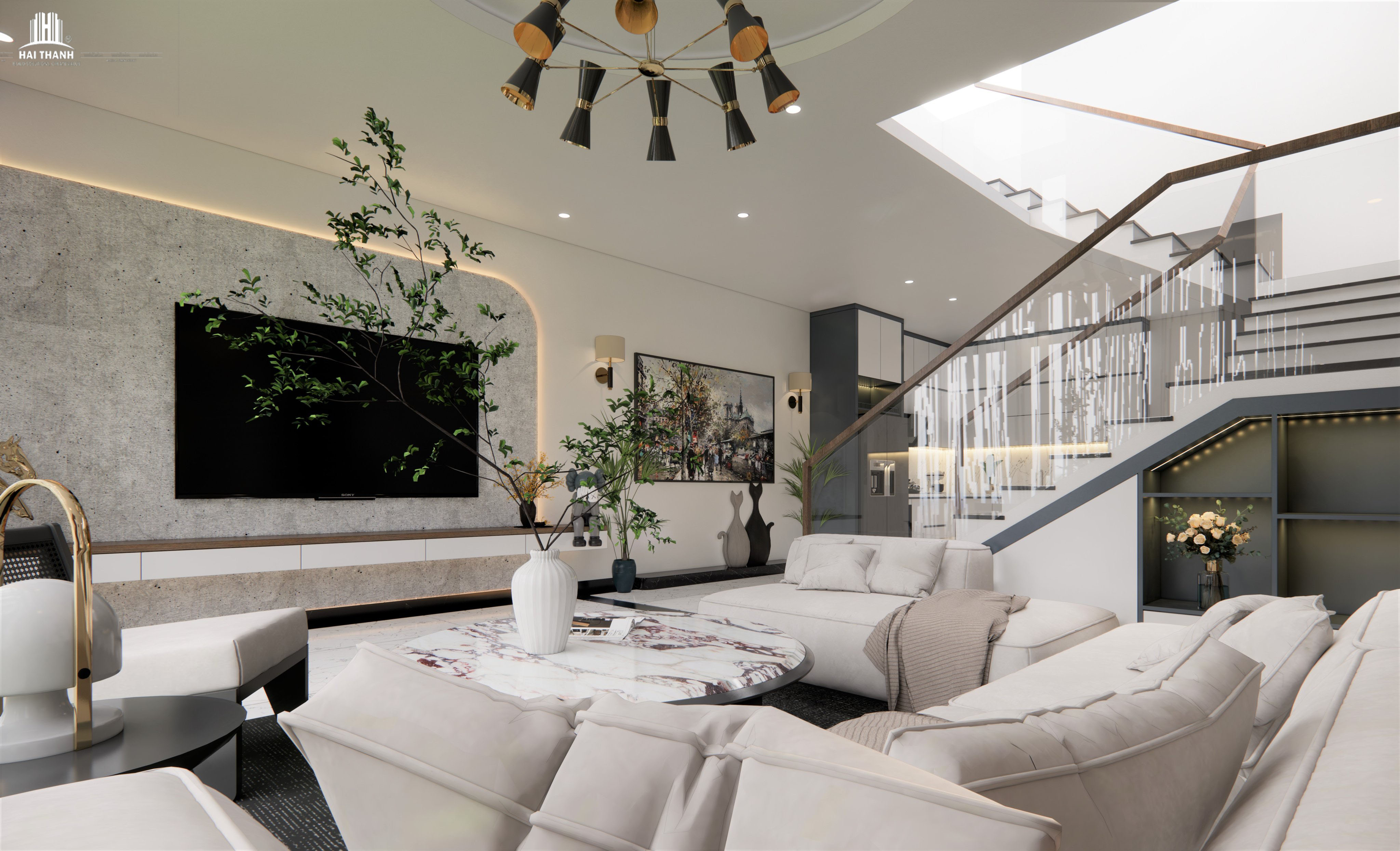 THIẾT KẾ HIỆN ĐẠI CHO MR THỊNH- BÃI CHÁY