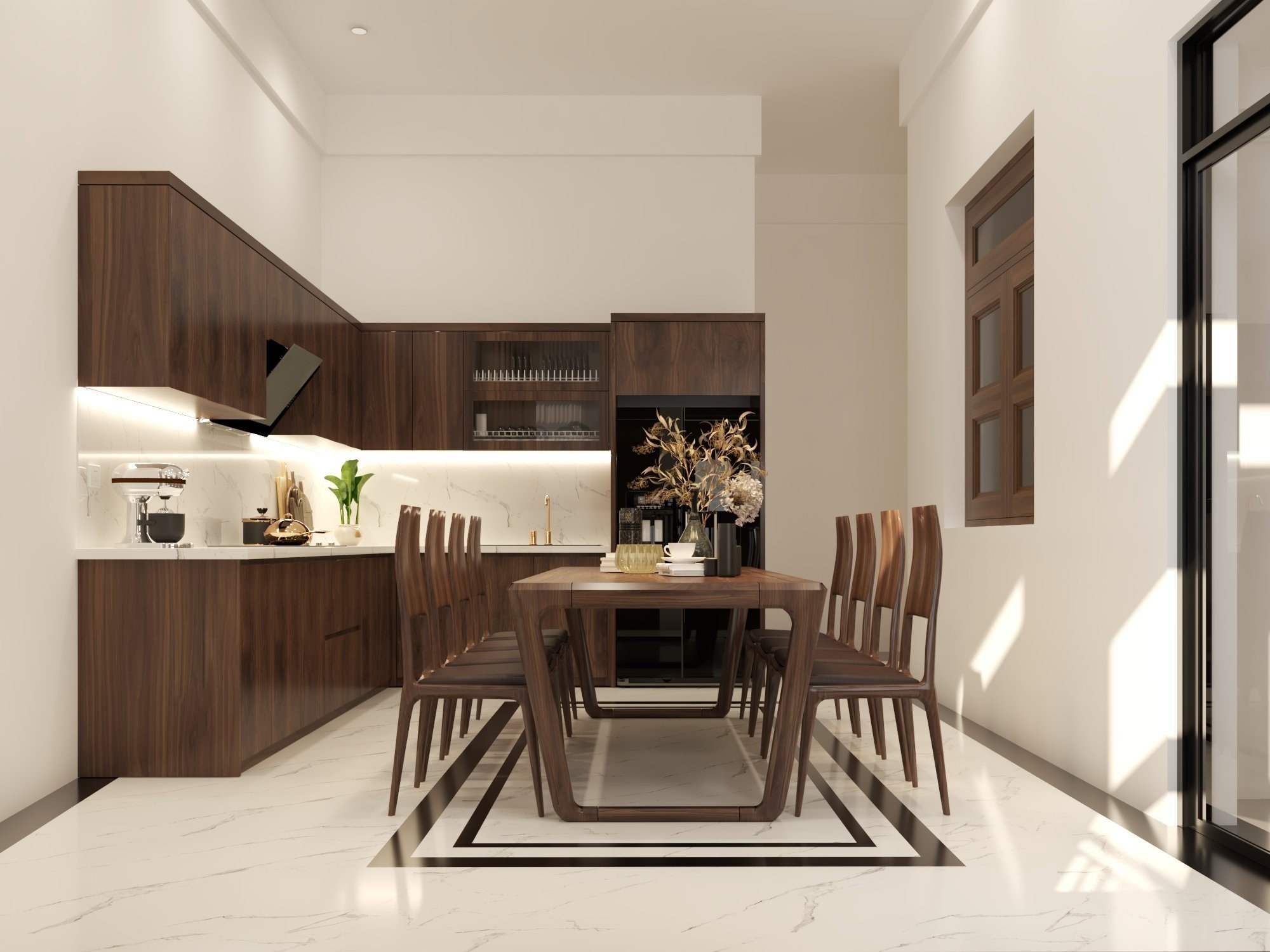 Những lưu ý khi thiết kế tủ bếp hình chữ U