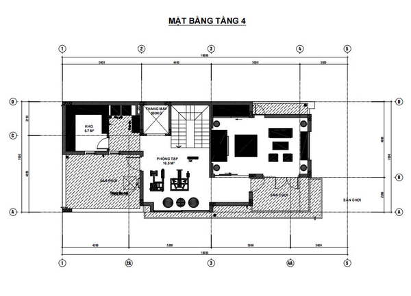 mat-bang-cong-nang-tang-4-mau-biet-thu-4-tang-hien-dai-tai-hai-phong 