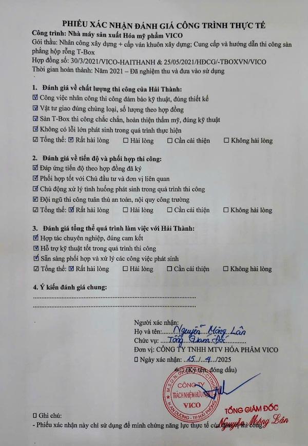 phieu-xac-nhan-danh-gia-cong-trinh-thuc-te-nha-may-vico-hai-phong 